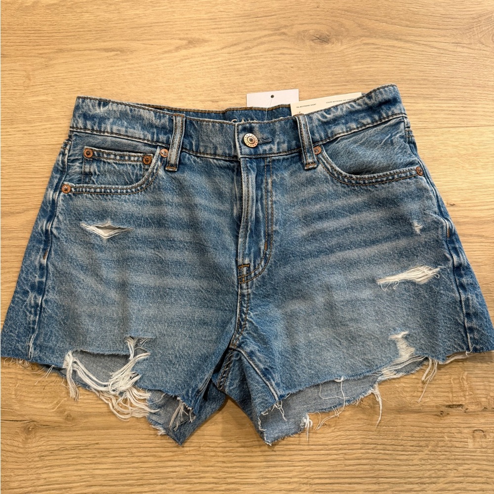 American Eagle Outfitters Ripped Blue Jean Shorts